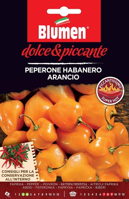 Habanero Arancio Καυτερή Πιπεριά