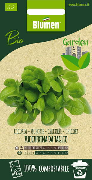Bio City Garden – Ραδίκι baby leaf – Cicoria Zuccherina da taglio